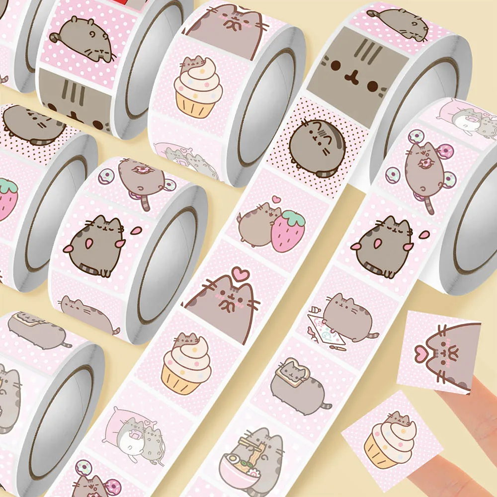 Scrapbooking - Hou 500 adet Pusheen Karikatür Kedi