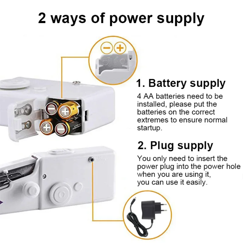 Taşınabilir Manuel Dikiş Makin - Mini Electric Sewing Machine Handheld incelemesi ve fiyatı