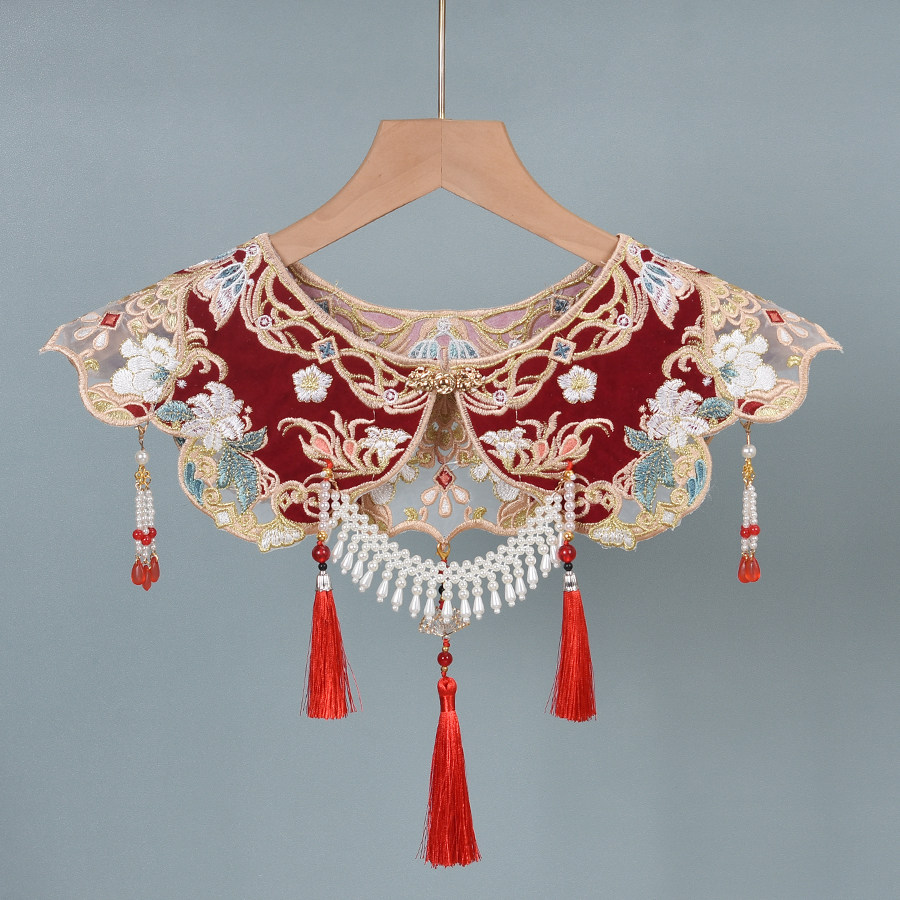 Boncuklu Kırmızı Bulut Yaka, İ - Beading incelemesi ve fiyatı