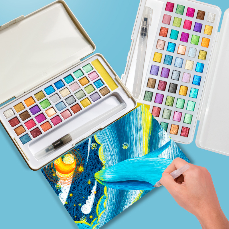 Katı Suluboya Boya Seti Çizim  - Watercolor Paint Set Solid Pigment incelemesi ve fiyatı