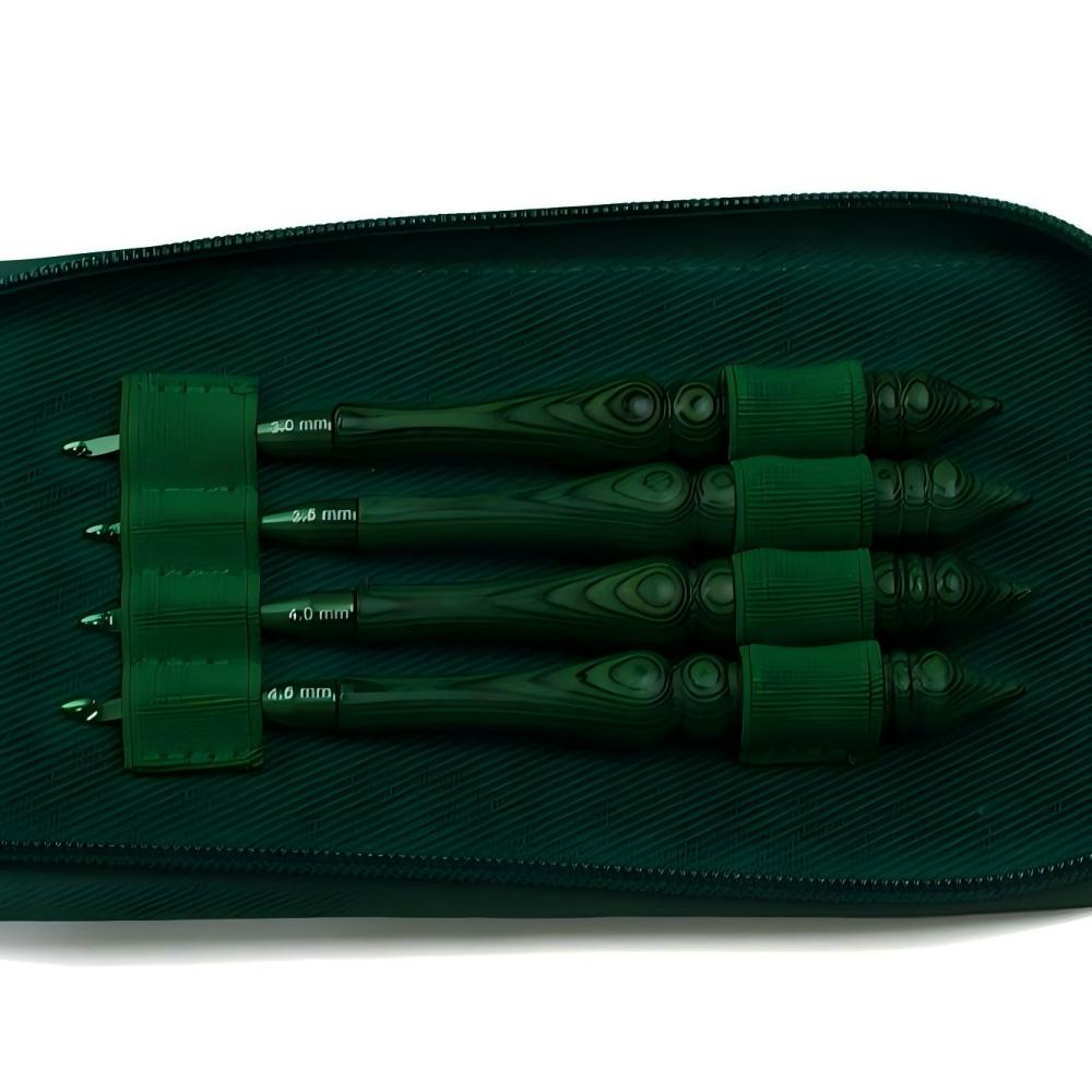 8 Parçalı Yeşil Sentetik Ahşap - Wooden Crochet Hooks Ergonomic Handle incelemesi ve fiyatı