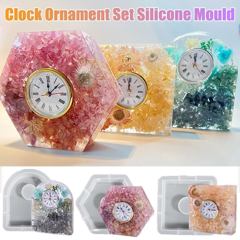 Saat Süs Seti silikon kalıp Sa - Silicone Epoxy Resin Molds Set incelemesi ve fiyatı