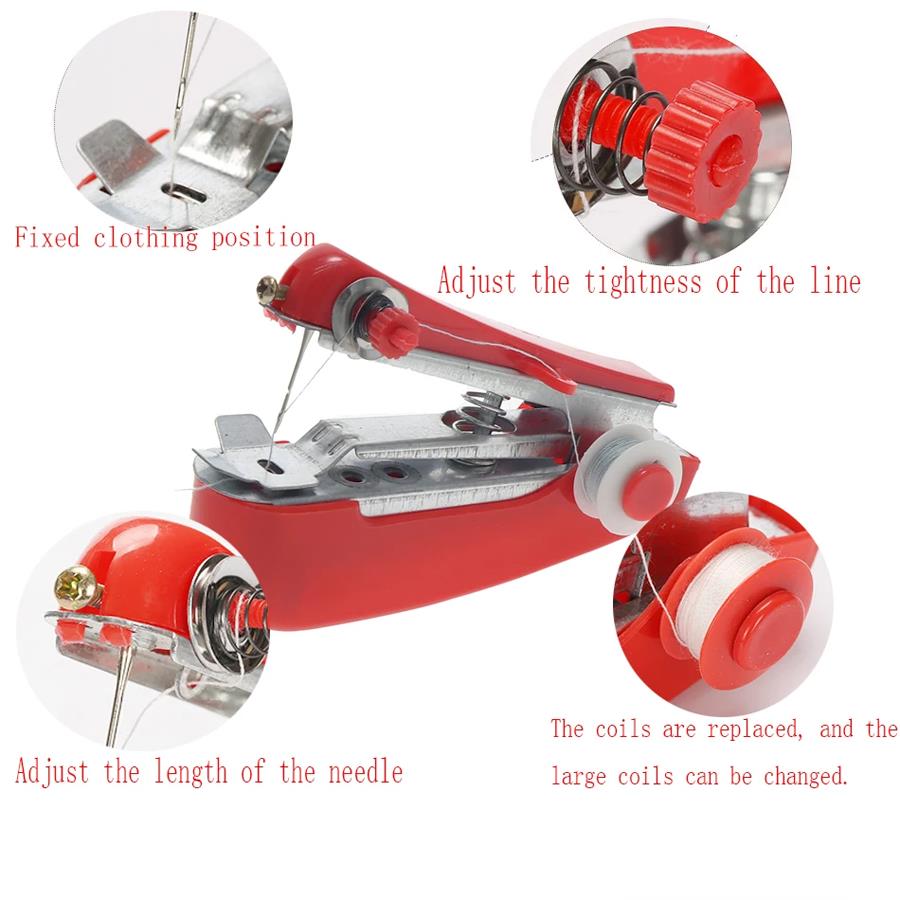 6/11 adet El Tipi Mini Dikiş M - Mini Electric Sewing Machine Handheld incelemesi ve fiyatı