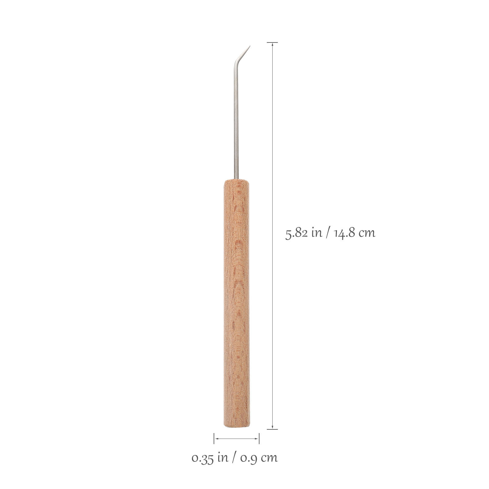 1 Adet Tığ, Ahşap Saplı, Ergon - Wooden Crochet Hooks Ergonomic Handle incelemesi ve fiyatı