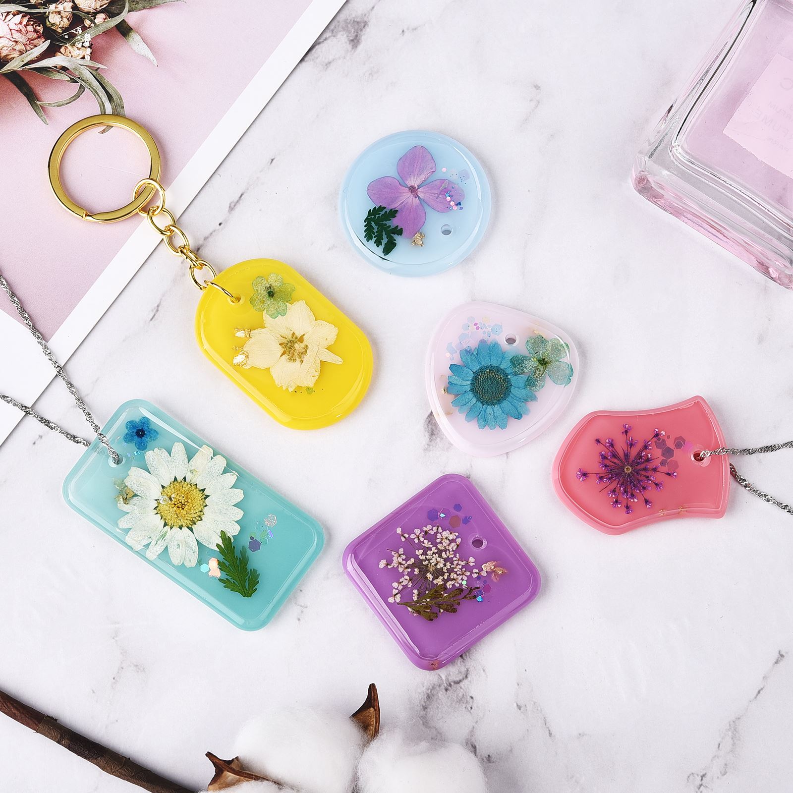 Yapmak Anahtarlık kolye siliko - Silicone Epoxy Resin Molds Set incelemesi ve fiyatı