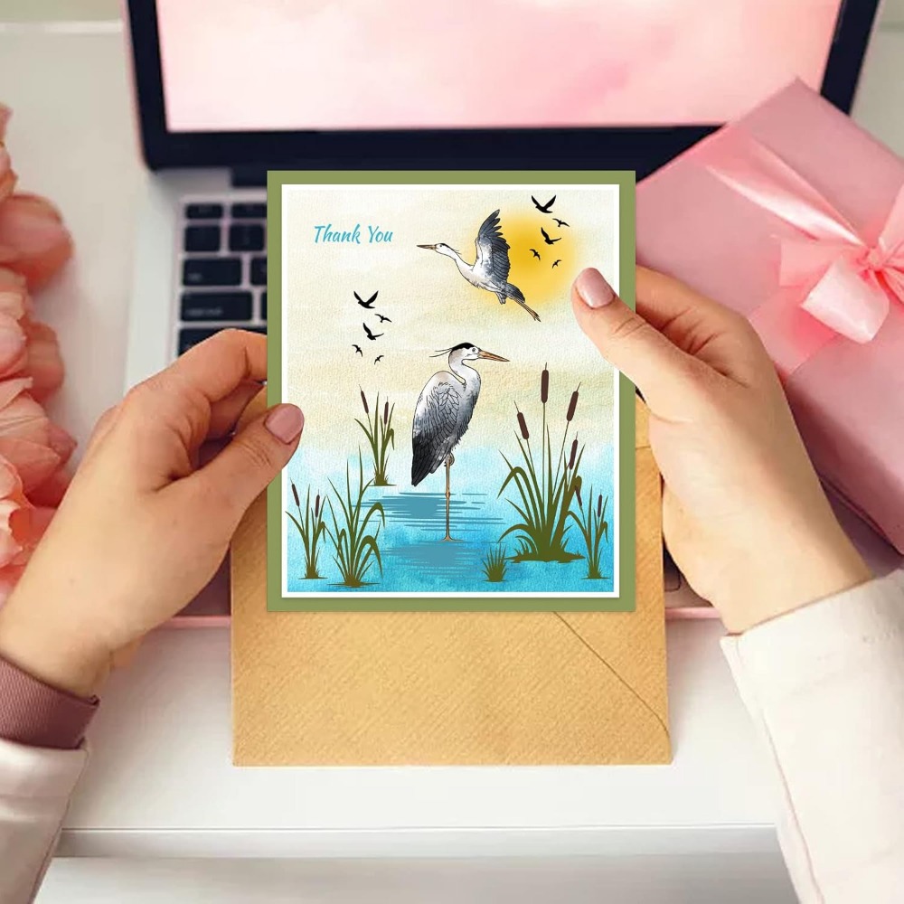 Balıkçıl Temizle Pullar Sulak  - Clear Silicone Stamps For Card Making incelemesi ve fiyatı