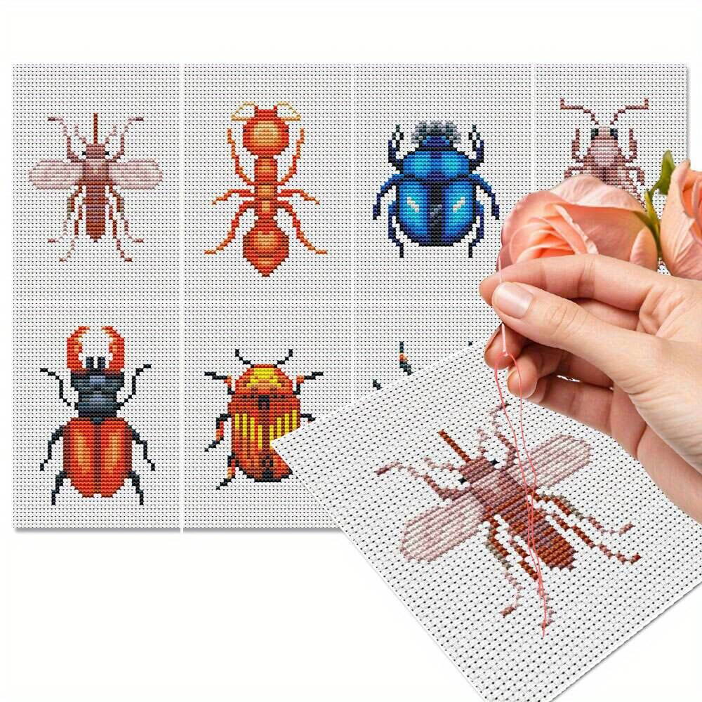 8 adet böcek çapraz dikiş nakı - Cotton Embroidery Thread Skeins incelemesi ve fiyatı