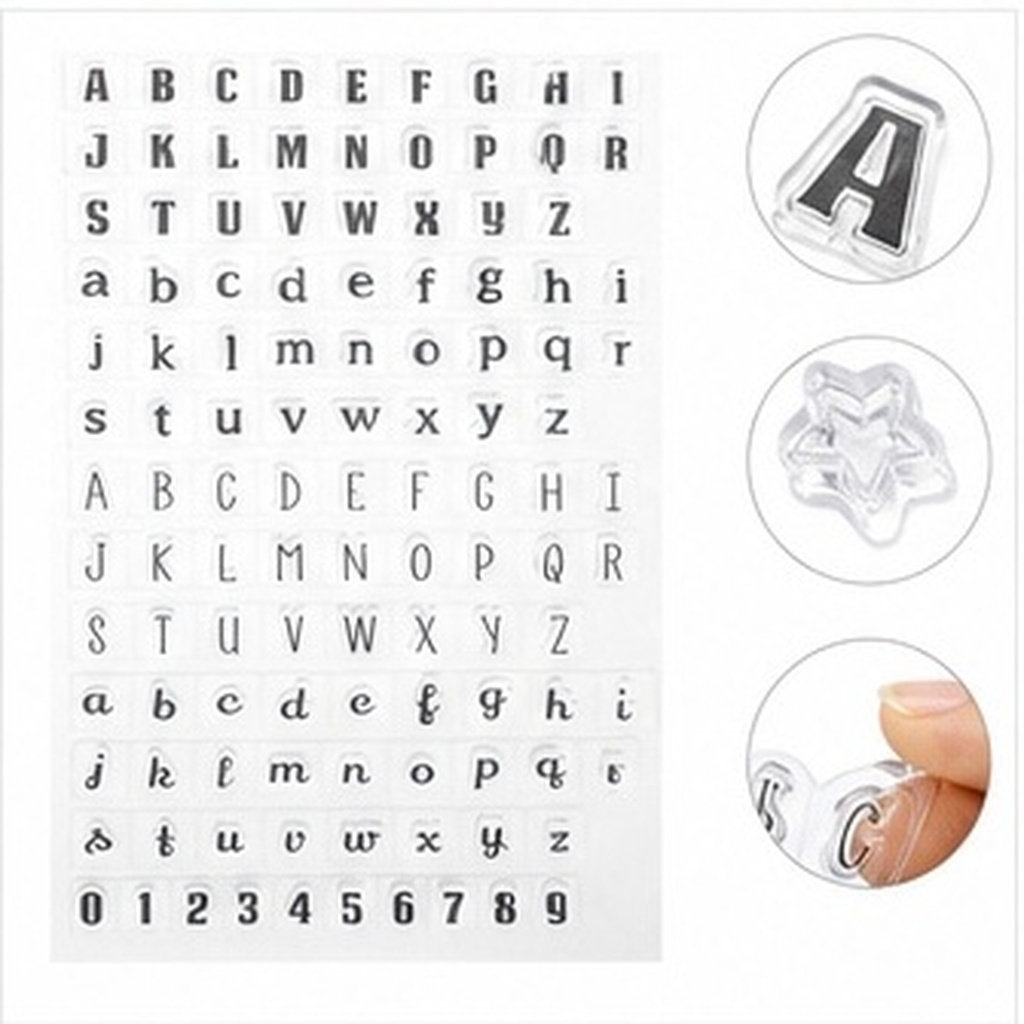 4 Adet Şeffaf Silikon Alfabe Ş - Clear Silicone Stamps For Card Making incelemesi ve fiyatı