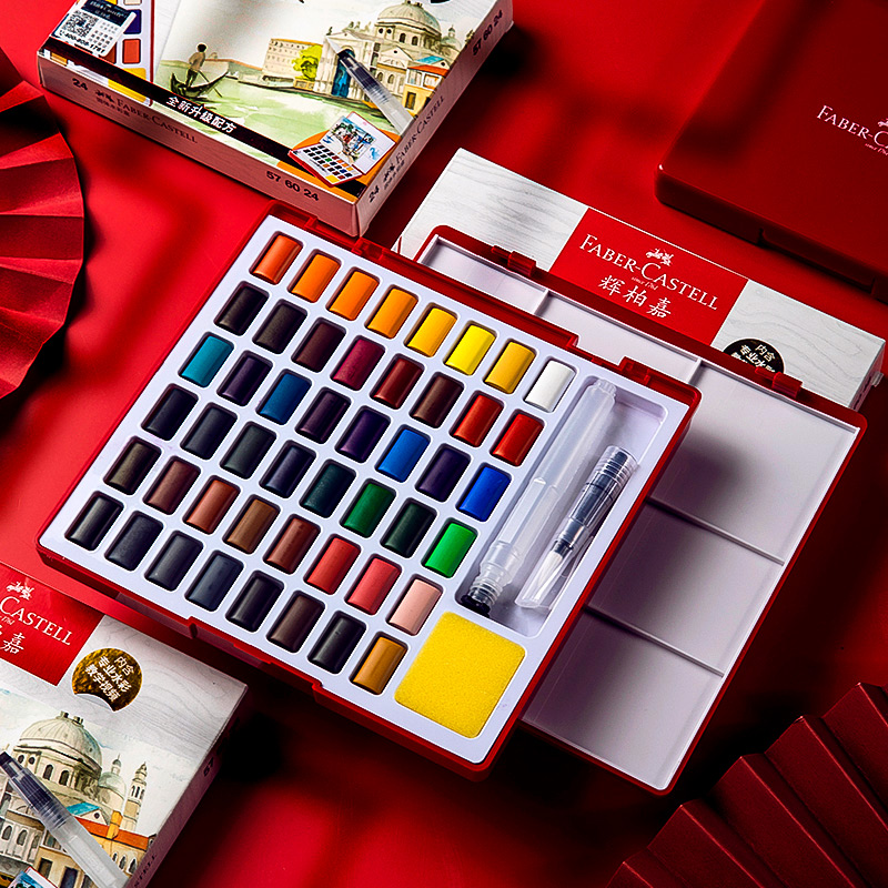 24/36/48 Renk Katı Suluboya Bo - Watercolor Paint Set Solid Pigment incelemesi ve fiyatı