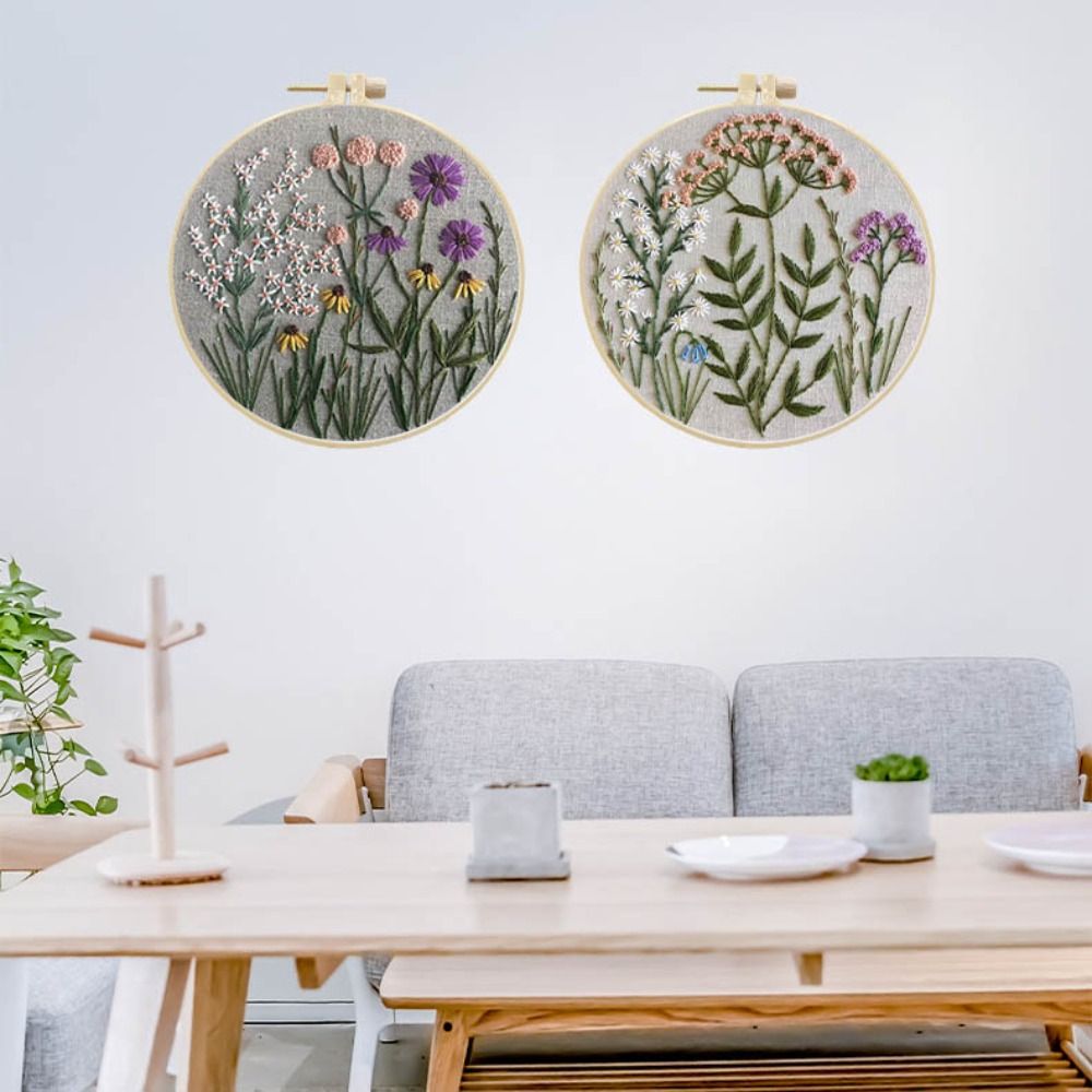 Çiçek Desen DIY Nakış Kitleri  - Cotton Embroidery Thread Skeins incelemesi ve fiyatı