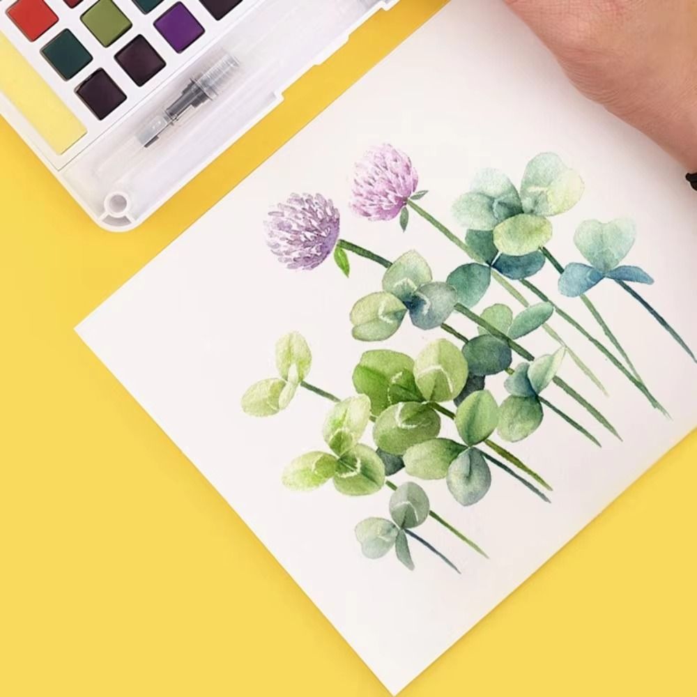 12/18/24/36 Renk, Katı Sulu Bo - Watercolor Paint Set Solid Pigment incelemesi ve fiyatı