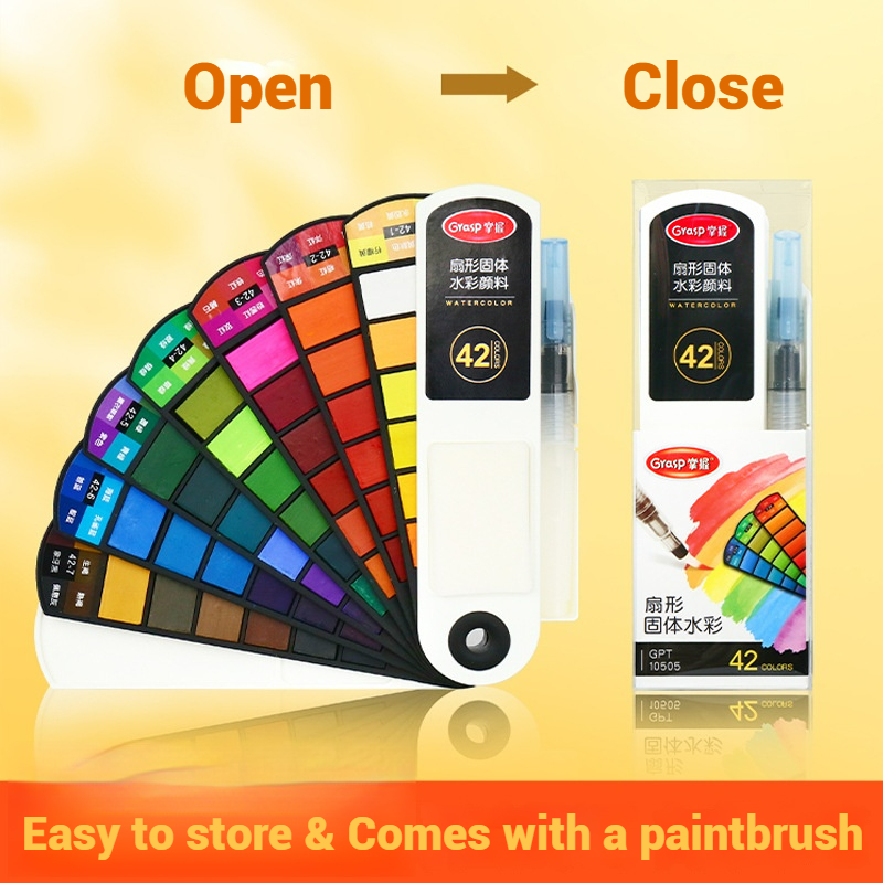 18/24/42/60 Katı Suluboya Pigm - Watercolor Paint Set Solid Pigment incelemesi ve fiyatı