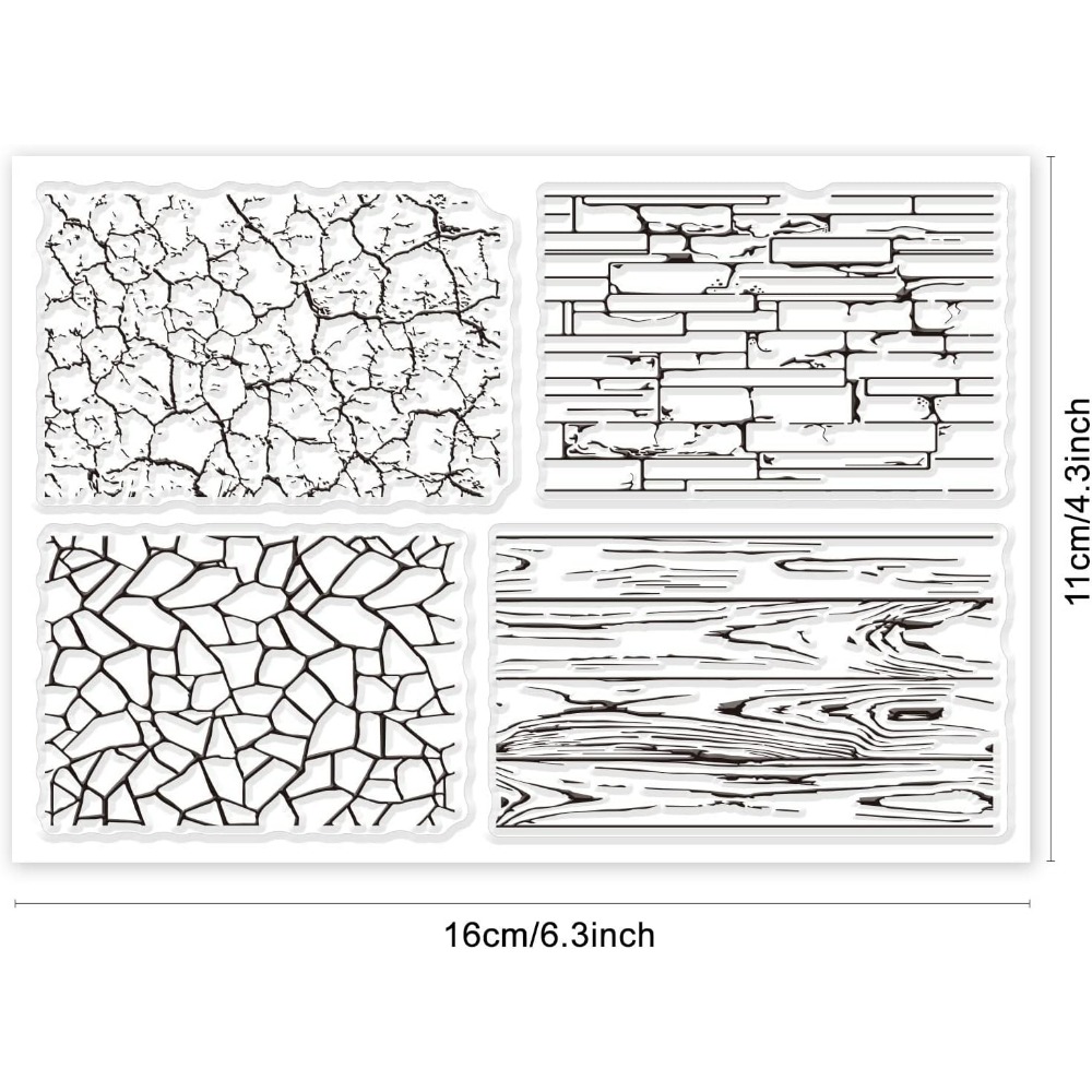 Doku Arka Plan Silikon Temizle - Clear Silicone Stamps For Card Making incelemesi ve fiyatı